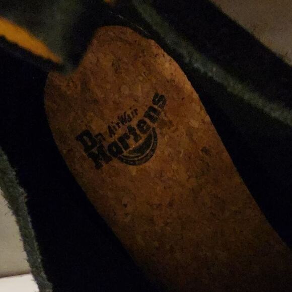 Dr. Martens 101 Mono Lace-Up Boot black suede leather men's‎ size 8 new Grunge - Picture 10 of 13